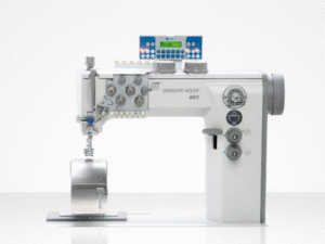860 – With powerfull feeding system for topstitching side seams in jeans and casual trousers