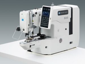 Durkopp Adler 533 – CNC-controlled lockstitch button sewer with stepper motor technology