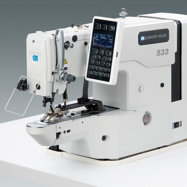 Durkopp Adler 533 – CNC-controlled lockstitch button sewer with stepper motor technology