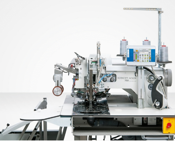 Duerkopp Adler 755S – Sewing unit for runstitching of rectangular piped pockets, flap pockets and welt pockets