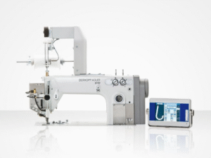 Durkopp Adler 610-10 – Optimized work station for taping operations respective for pre-ruffeling of sleeves