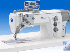 Dürkopp Adler 867 M-Type Single or Double Needle Flat Bed Lockstitch Sewing Machine with Bottom Feed, Needle Feed and Alternating Top Feed for Medium to Heavy-Duty Materials