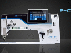 Durkopp Adler D887- e-con – Innovative and digitalized one or two needle flatbed sewing machines with wheel feed, needle feed and driven roller presser