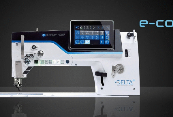 Durkopp Adler D887- e-con – Innovative and digitalized one or two needle flatbed sewing machines with wheel feed, needle feed and driven roller presser