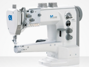 Dürkopp Adler 669 ECO/CLASSIC Single needle lockstitch cylinder bed sewing machine with large horizontal hook for universal use.