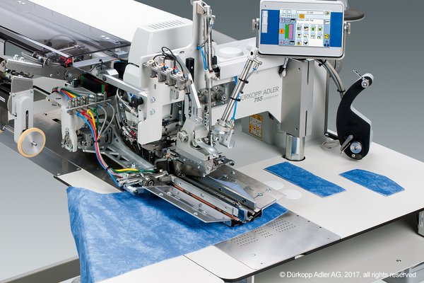 11.jpg Duerkopp Adler 755S – Sewing unit for runstitching of rectangular piped pockets, flap pockets and welt pockets