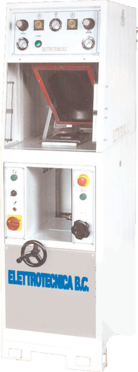 160PS_K.png Elettrotecnica BC Mod 160PS/K Pneumatic assembling for soles complete at 1 station