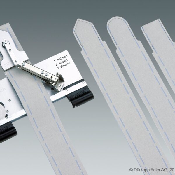 Durkopp Adler 739-23-01 – CNC-controlled sewing unit for runstitching and simultaneous trimming of small parts