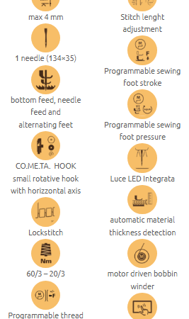 Cometa VBS 669 EVO 300 DELTA Special cylinder-arm lockstitch sewing machine, triple feed