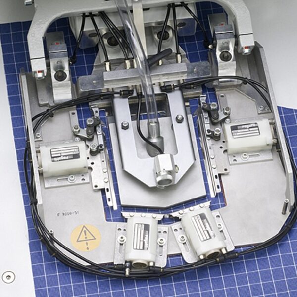 Durkopp Adler 806N – Sewing units for creasing and attaching pockets (knitted & woven fabrics)
