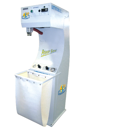 273.png Elettrotecnica BC Mod 273/PS Line of thermoironing machines with hot air and steam