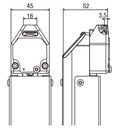 4-12.png Cometa VCA 40 02 High Post bed with a sliding column, single needle machine, bottom feed, needle feed and alternating feet, with foot stroke adjustable up to 9mm