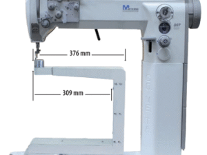 VBG TRIPLE FEEDING Single needle, long arm, lockstitch sewing machine with triple feed and 360 rotating vertical axis arm