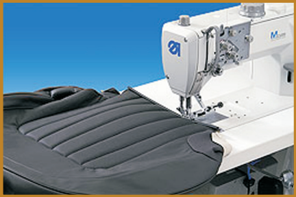 4-16.png Cometa VP CHAIN STITCH Flat bed single or double needle, triple feeding, double chainstitch sewing machine