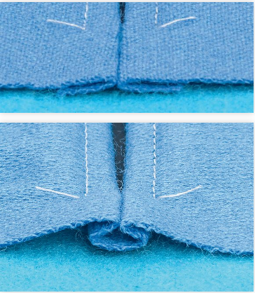 Duerkopp Adler 755 B / 756 B – Sewing units for runstitching straight and slanted pocket openings with fully automatic feeding device