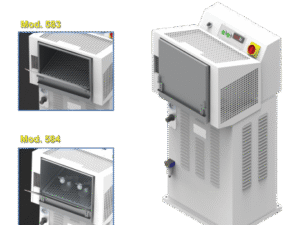 Elettrotecnica BC Mod 583 Machine for humidlfylng the entire upper and mocassin before lastlng