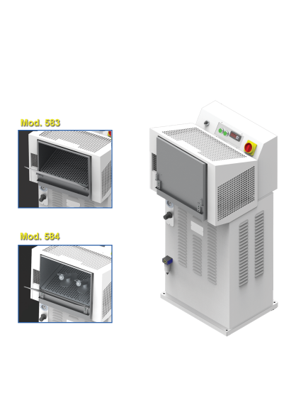 583_584-1.png Elettrotecnica BC Mod 583 Machine for humidlfylng the entire upper and mocassin before lastlng