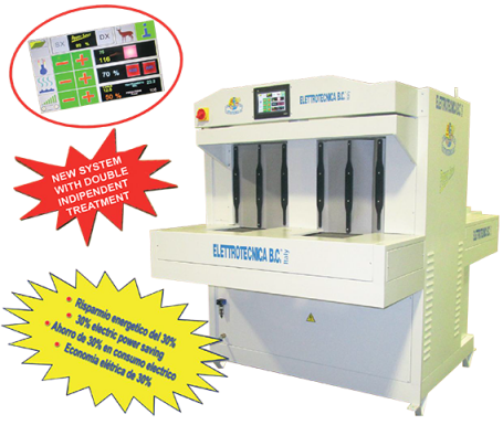 599_PSTS.png Elettrotecnica BC Mod 599 PSTS High performance heat setter with autosetting thermal treatment