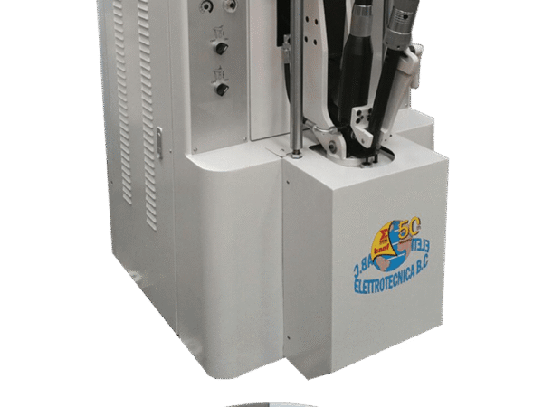 Elettrotecnica BC Mod 680 TI Heel lasting with thermoplastic and programmed tracer