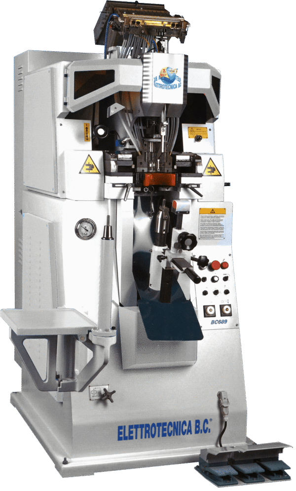689.png Elettrotecnica BC Mod 689 Heel lasting machine with nails