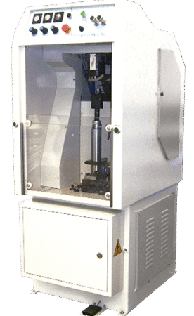 Elettrotecnica BC Mod 885 Heel seat pounding machine with vibrant hammer and hot plate