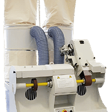 Elettrotecnica BC Mod Mod. 88N Dry antifire sanding soundproof machine at 2 stations pad/ribbon