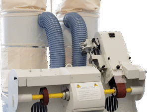 Elettrotecnica BC Mod 88N TS Dry antifire sanding soundproof machine at 2 stations pad/ribbon, 4.0 system and touchscreen