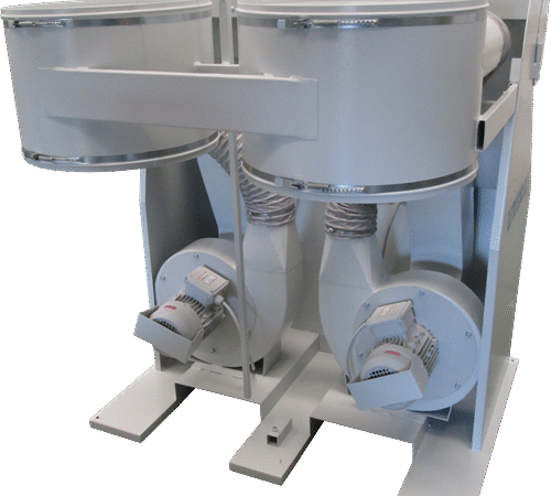 Elettrotecnica BC Mod 88B Dry sanding soundproof machine with 2 vortex and 2 stations