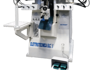 Elettrotecnica BC Mod 999 DT Heel and side lasting machine with fingers groups, programmed with thermoplastic