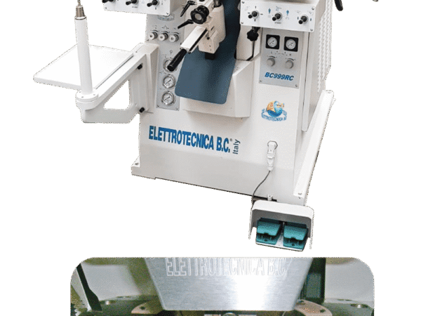 Elettrotecnica BC Mod 999 / CT Heel and side lasting machine thermoplastic and nails, programmed, full optional