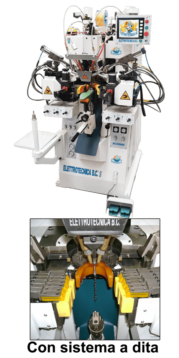 999ctd.png Elettrotecnica BC Mod 999 CTD Seat and side lasting machine, nails - Thermoplastic -