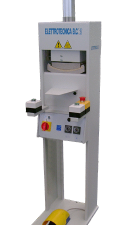 Elettrotecnica BC Mod 129/1S Toe puff attaching machine