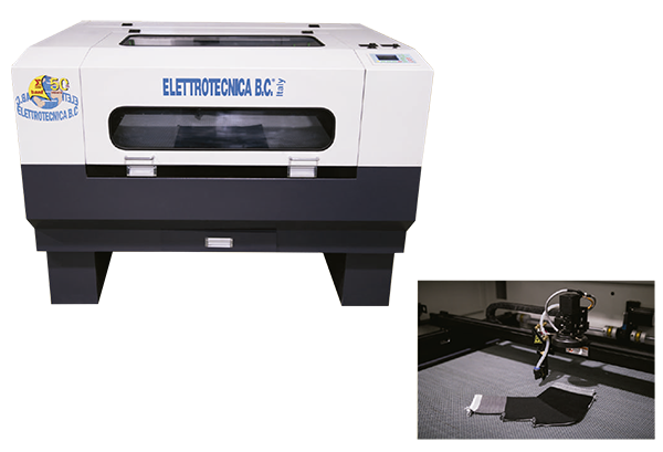 BCL150W.png Elettrotecnica BC Mod BCL150W Laser for upper cutting with projection system