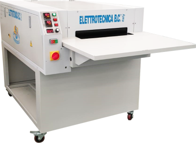 BCT002_fronte.png Elettrotecnica BC Mod BCT002 Belt ironing machine for 2d upper with knitting technology