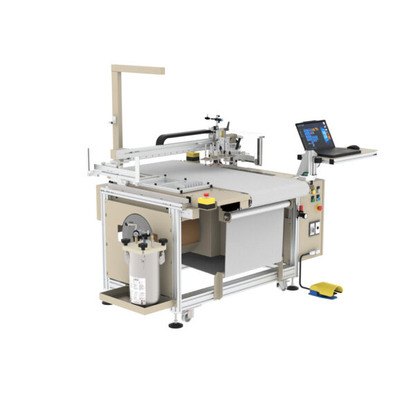 CCN0_T_1_5_2.jpg Galli CCN0 – T1.5 Two axes spray gluing system with conveyor belt, working area mm 600 x 400