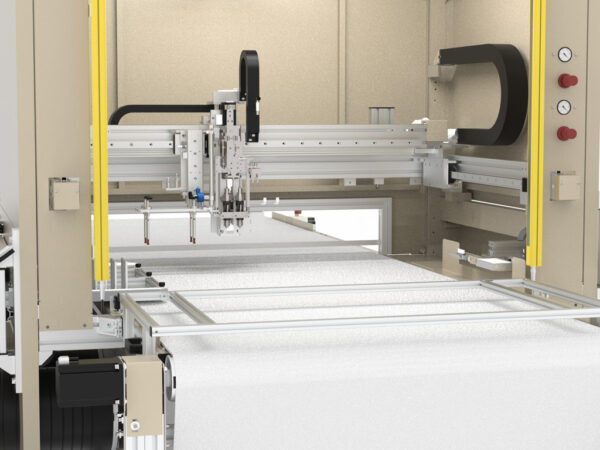 Galli CCN3 – 3TE VISION  three axis gluing robot with machine vision system with conveyor belt