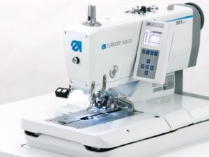 Durkopp Adler 581 One-Needle two thread-chainstitch CNC-controlled eyelet buttonholer