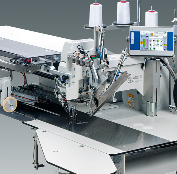 Duerkopp Adler 755 A / 756 A – Sewing units for runstitching of straight and slanted piped pockets, flap pockets and welt pockets