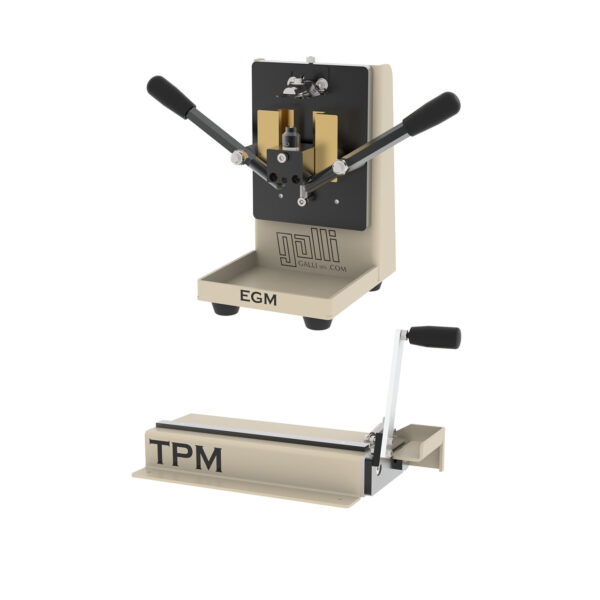 EGM_TPM.jpg Galli EGM – TPM Manual stapler machine for loops / Manual loop cutter