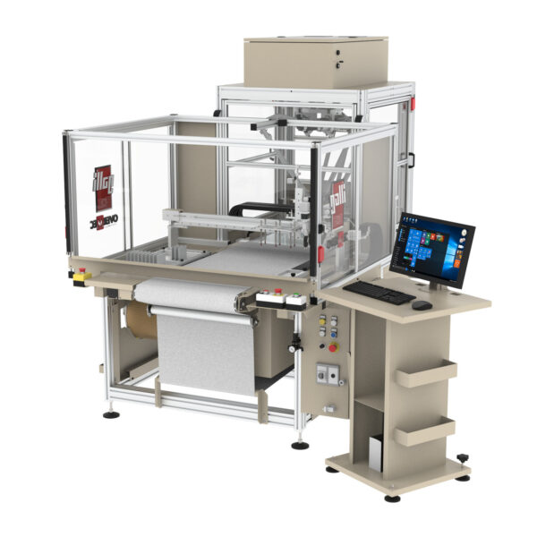 FOTONICA_4_2.jpg Galli FOTONICA 4.2 Robotized working center for assembling wallet credit card pockets with linear folding machine