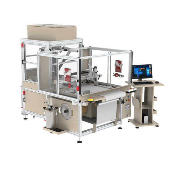 FOTONICA_4_2_2.jpg Galli FOTONICA 4.2 Robotized working center for assembling wallet credit card pockets with linear folding machine