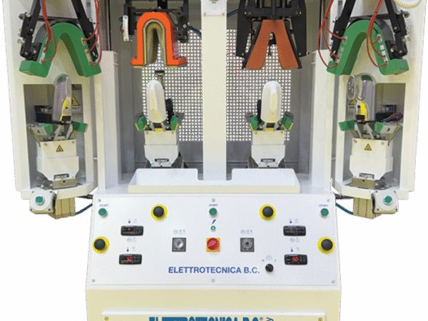 Elettrotecnica BC Mod 419F / 2CF Back-part moulding machine with 2 hot stations and 2 cold stations
