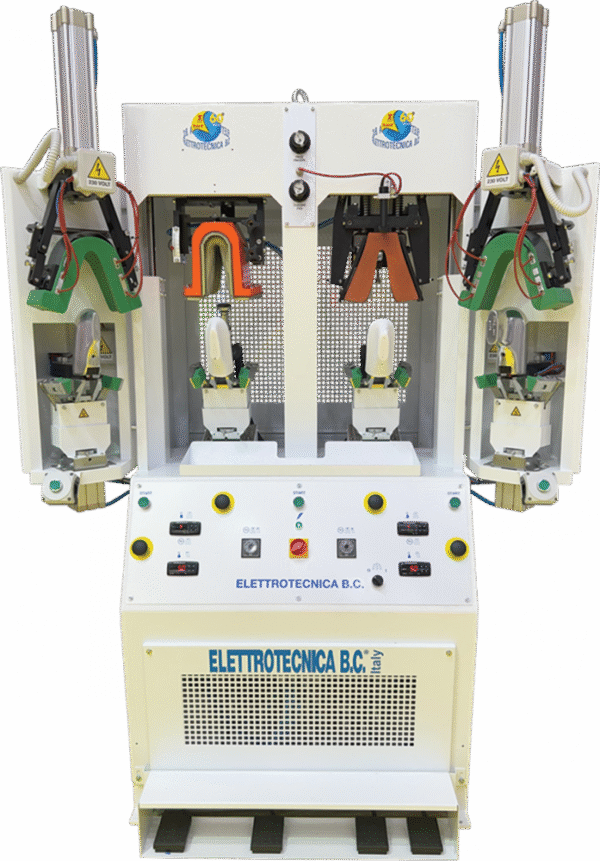 Forepart-activating-and-toe-pre_shaping-machine_Mod-419F-_-2CF_1.png Elettrotecnica BC Mod 419F / 2CF Back-part moulding machine with 2 hot stations and 2 cold stations