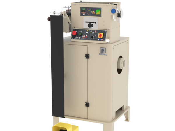 Galli PKS oupling and trimming machine with shaped knives for belts and strips