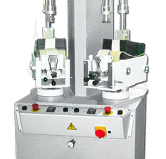 Elettrotecnica BC Mod PV2G Hydraulic press for soles with cushion with adjustable rubber sectors