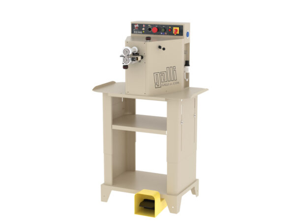 Galli RCB BAG Edge trimming machine with shaped knife for bags, saddlery, and leather goods