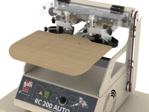 Galli RC 200 AUTO Semi-automatic inking machine for edges of strips, belts and small leather goods