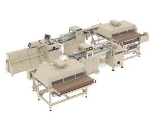 Galli TECNO SYSTEM 100 2R Automatic, new generation, edge finishing line for belts and strip