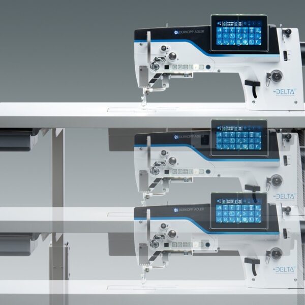 Durkopp Adler D867- e-con – Innovative and digitalized flatbed machines for perfect lockstitch seams in medium-heavy duty applications