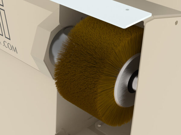 Galli SM2 XL Polishing machine with double side vertical brush for leathergoods